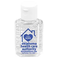 "SanPal" 1.0 oz Compact Hand Sanitizer Antibacterial Gel in Flip-Top Squeeze Bottle