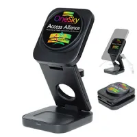 "AMPSTATION" 3-in-1 15W Wireless Charging Station