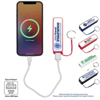 "In Charge" UL Listed 2200 mAh Portable Lithium Ion Power Bank Charger
