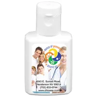 "SunFun" .5 oz Broad Spectrum SPF 30 Sunscreen Lotion In Solid White Flip-Top Squeeze Bottle