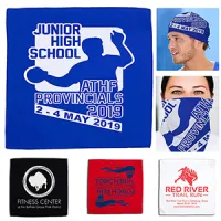 "THE COOLING BANDANA" Recylced RPET 155 GSM – 22" H x 22" W