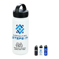 "KUAI" 19 OZ Powder Coated Double Wall Stainless Steel Tumbler With Carry Strap Lid