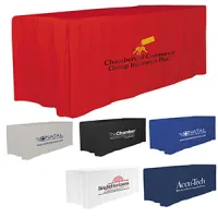 "Omaha 8" 4-Sided Fitted Style Table Cover (One Color Print)