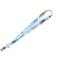 "MCGILL" 1" Super Soft Polyester Multi-Color Sublimation Lanyard (Overseas Production 8-10 Weeks)