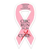 Ribbon Stock Shape Stickers -- Full Color Imprint
