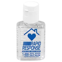 "Sanpal Mini SC" 0.5 oz Compact Hand Sanitizer Antibacterial Gel in Flip-Top Squeeze Bottle