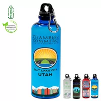 "TRAILCLIP" 20 Oz. Recycled RPET Carabiner Bottle