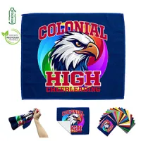 "RALLYREADY" Recycled Full Color Rally Towel – 15" W X 18" H