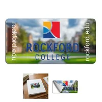 4" x 2" Rectangle Full Color Removable 6 Mil Kiss-Cut Stickers – Rounded Corners