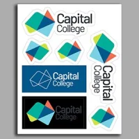 "CUSTOMCUT" 8" x 10" Full Color Removeable Kiss-Cut Sticker Sheet – 6 Mil
