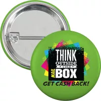 2-1/4" Round Safety Pin Button