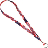 5/8" Full Color Polyester Ribbon Lanyard