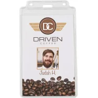 4" x 6-1/2" Vinyl Badge Pouch