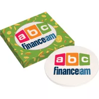 Ceramic Coaster with Custom Packaging - 1 Coaster Set