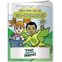 Coloring Book - Living Green with Eco-Superheroes