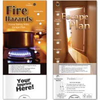 Pocket Slider - Fire Hazards: Home Safety with Escape Plan