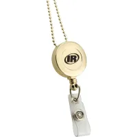 Retractable Badge Reel Gold
