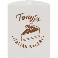 White Candy/ Cookie & Gourmet Bags (5 3/4"x7 1/2")