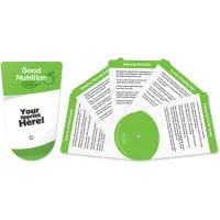 Folding Fan - Good Nutrition