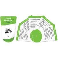 Folding Fan - Good Nutrition