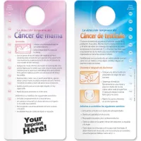 Shower Card - Early Detection for Breast / Testicular Cancer (Spanish)