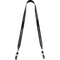 5/8" Super Value Lanyard with Double Bulldog Clips