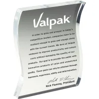 Letter Shaped Acrylic Award