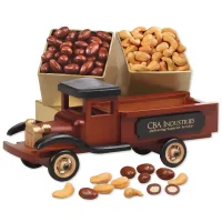 Vintage Pick-up Truck with Fancy Cashews & Chocolate Almonds