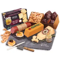 Genuine Slate Cheese Plate with Party Favorites