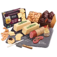 Genuine Slate Shelf Stable Cheese Plate with Party Favorites
