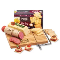 Shelf Stable Entertainer's Assortment Snack Board w/Slicer