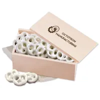 Wooden Collector's Box w/Frosted Pretzels