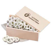 Wooden Collector's Box w/Frosted Pretzels