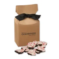 Kraft Gift Box w/Peppermint Bark
