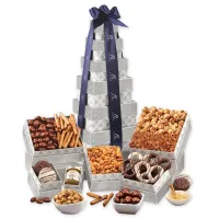 Sweet & Savory Silver Delights Tower