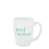 14 Oz. White Challenger Ceramic Mug
