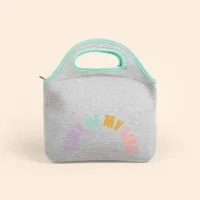 Gran Klutch Heathered Jersey Knit Neoprene Lunch Bag
