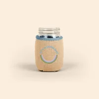 Jar Kaddy - Burlap w/Bias Trim