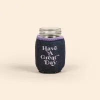 Jar Kaddy - Denim w/Bias Trim