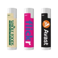 Natural Lip Moisturizer with Organic Ingredients in White Tube