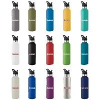 20 oz Basecamp Mesa Tundra Bottle with Screw Top and Flip-Top Straw Lid