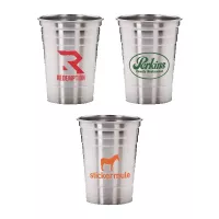 Suds 16 oz Stainless Steel Beer Cups