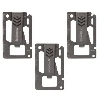 Bridger 9-in-1 Laser Engraved Money Clip Multitool