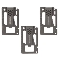 Bridger 9-in-1 Laser Engraved Money Clip Multitool