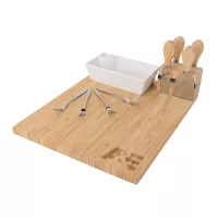 Charcuterie Board with Bowl, Utensils, and Forks