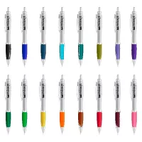 Curvaceous Matte Silver Ballpoint