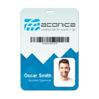 4.25 X 6 Plastic Identification Badge