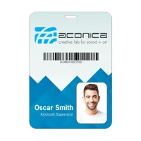 4.25 X 6 Plastic Identification Badge
