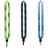 3/4" Dye-Sublimated Lanyard with Plastic Clamshell & Plastic O-Ring