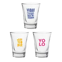 Hot Shot 2 oz Traditional Shot Glasses